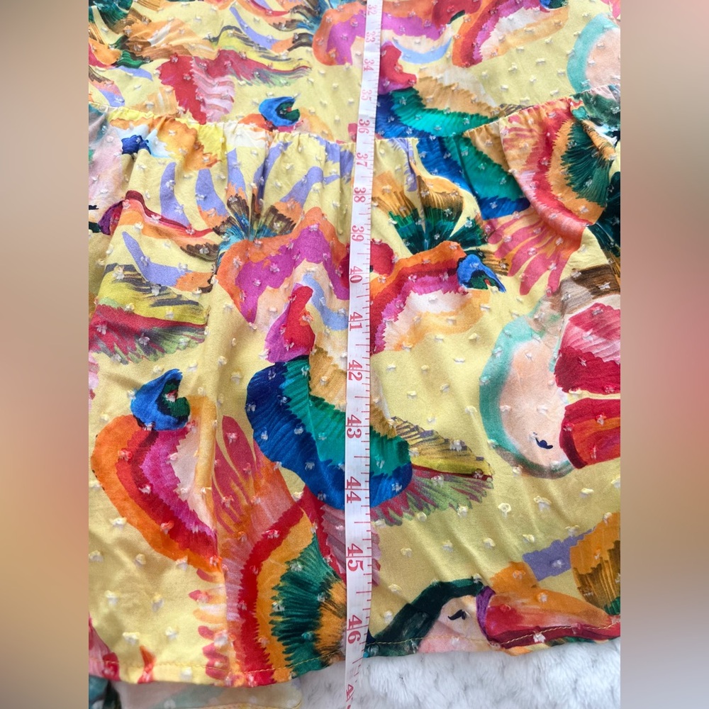 FARM Rio For Anthropologie Textured Tropical Maxi Dress - Picture 9 of 9